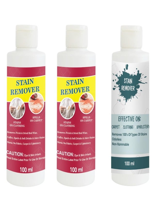 مجموعة مزيل البقع من توفوس، عبوة من قطعتين باللون الأحمر ومزيل البقع السماوي | محلول تنظيف متعدد الأسطح للملابس والأقمشة والمفروشات (100 غرام لكل منهما) - Image 1